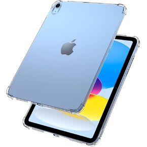 Clear Case for iPad (A16) 11th Generation 11" 2025 / iPad 10th Gen 10.9" 2022, Transparent Soft TPU Gel Shockproof Silicone Rubber Shell Slim Bumper Cover Lightweight (Clear)