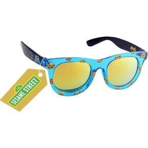 ARKAID Sesame Street Official Cookie Monster Child Sunglasses, UV400 Protection, Blue Cookie Pattern, One Size Fits Most Kids