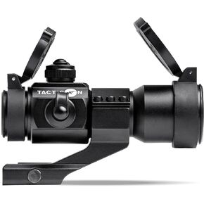 Tacticon Predator V1 Red Dot Sight for Rifle - Enclosed Red Dot and Green Dot Optic for Rifle - Iron Sight Absolute Co-Witness - Disabled Combat Veteran Owned Company