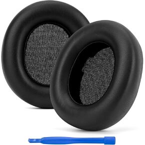 منصات الأذن البديلة لـ Linkidea لـ Steelseries Arctis Nova Pro Longless Headons ، وسماعات سماعات الرأس (جلد البروتين/الأسود)