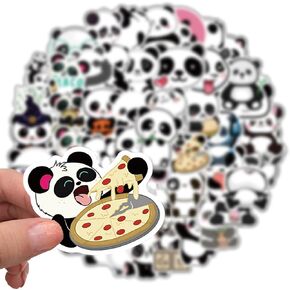150pcs Panda Stickers, Cute Cartoon Vinyl Sticker for Water Bottle, Laptop, Phone Case, Guitar, Scrapbook