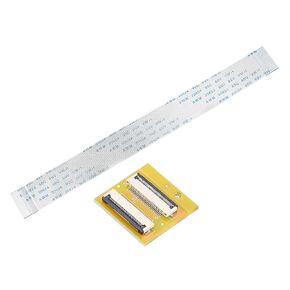 MECCANIXITY FFC FPC 30 Pin 0.5mm Pitch PCB Extension Connector Board with 5 Pack 0.5mm Pitch 150mm Flexible Flat Cable Kit