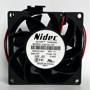 New V35132-16F Inverter Cooling Fan V35132-16F DC24V 0.45A 8CM 8038 Large Air Volume Inverter Fan