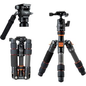 Fotopro Mini Carbon Tripod Budle with Fluid Head