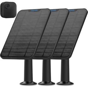 4W لوحة شمسية شحن متوافقة مع Blink Outdoor 4 (Gen 4th) فقط ، مع كابل شحن مقاوم للماء 13.1 قدم ، يشمل IP65 مقاوم للطقس ، جدار آمن جدار