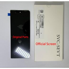 [Officially Screen] Original Amoled LCD Digitizer Screen Replacement for Samsung Galaxy Z Fold 6-6.2 inch F956, Digitizer Frame Screen with Protective Film （Black Outer Small Front