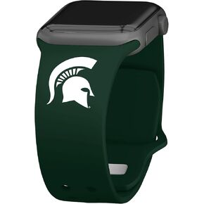 Affinity Bands Michigan State Spartans Silicone Sport Band compatible with Apple Watch