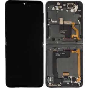 for Samsung Galaxy Z Flip 3 5G Screen Replacement for Samsung Z Flip3 5G Screen Replacement with Frame F711B F711U F711W LCD Display Touch Digitizer Assembly with Tools Black 6.7 Inch