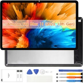 LCD Screen for Amazon Fire Max 11 (2023, 13TH Gen) Replacement - for Amazon Fire Max 11 LCD Display Touch Screen for Amazon Fire Max 11 2023 11" KFSNWI Digitizer Glass Full Assembly Kits