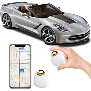 No Subscription No Sim Card GPS Tracker for Vehicles Mini GPS Tracker Compatible with iOS and Android Real Time Global Cars Pets or Keys