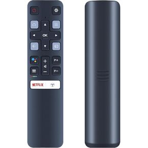 OEM Replacement Remote Control for TCL Voice Mic RC802V FUR7 / RC802VFUR7 TV Remote Control