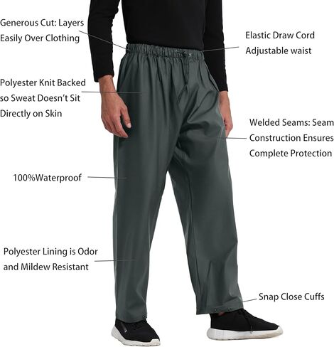 FWG Waterproof Rain Suit & Multi-Pocket Lightweight and Durable & Unisex &Ideal for Outdoor Fishing in Kuwait