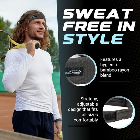 SweatHawg No Sweat Headband – Highly Absorbent Sweat Control, Hat Liner Prevents Stains & Odor – Sweat Absorbing Cap Protector for Sports and Outdoor Use – Washable & Lightweight - One Size (Burgundy) in Saudi Arabia