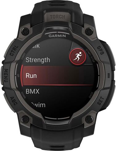 Garmin Instinct 3-45 mm في الهواء الطلق GPS Smartwatch ، AMOLED ، حزمة Tropic W/Neo Tropic Band 010-02936-01 مع 2 YR CPS Pack Pack و Deco Essentials 2x شاشة الشاشة in Kuwait