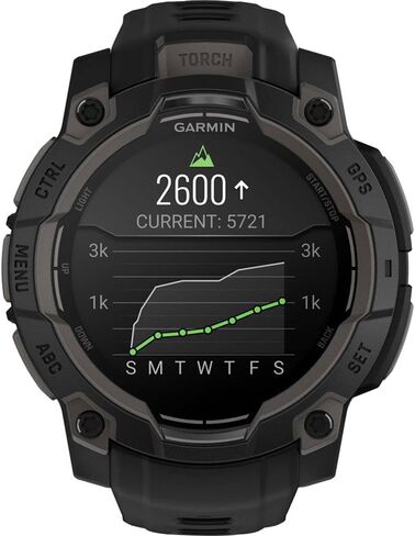 Garmin Instinct 3-45 mm في الهواء الطلق GPS Smartwatch ، AMOLED ، حزمة Tropic W/Neo Tropic Band 010-02936-01 مع 2 YR CPS Pack Pack و Deco Essentials 2x شاشة الشاشة in Kuwait