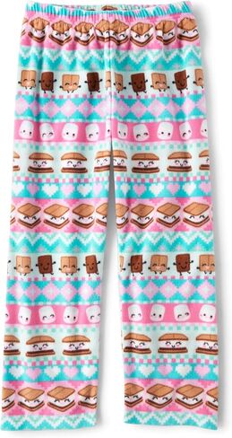 The Children's Place Girls' Fleece Pajama Pants, Rose Dust Bears in Saudi Arabia