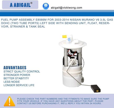 مجموعة مضخة الوقود E8595M متوافقة مع 2004-2006 Infiniti QX56 2005-2006 Nissan Armada، Pathfinder Armada، 2004-2007 Nissan Titan V8 5.6L استبدال # 17040-7S000 in Saudi Arabia