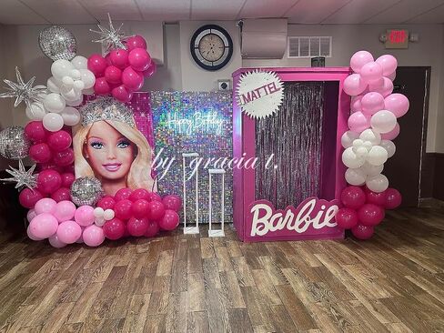 Shimmer Wall Backdrop Matte Pink Square Sequin Wall Panel Backdrop Decor for Wedding, Anniversary, Birthday, Party, 36 Panels in Kuwait