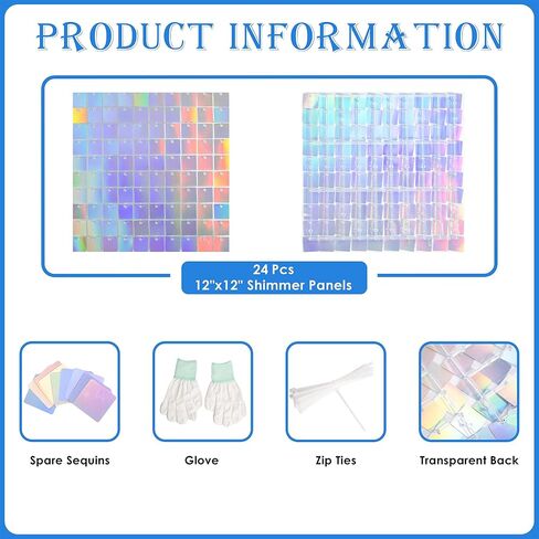 Shimmer Wall Backdrop Matte Pink Square Sequin Wall Panel Backdrop Decor for Wedding, Anniversary, Birthday, Party, 36 Panels in Kuwait