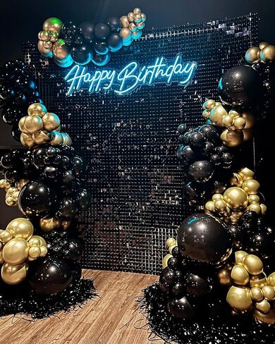 Shimmer Wall Backdrop Matte Pink Square Sequin Wall Panel Backdrop Decor for Wedding, Anniversary, Birthday, Party, 36 Panels in Kuwait