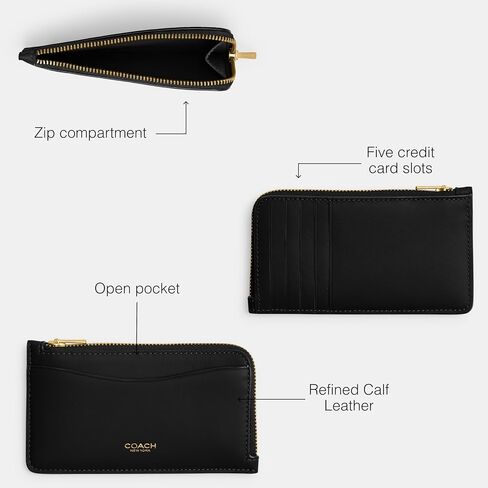 Coach Women's Zip Card CASE in Saudi Arabia