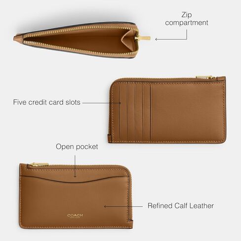 Coach Women's Zip Card CASE in Saudi Arabia