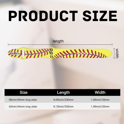 شاهد نطاقات متوافقة مع Apple Watch Band 38mm 40mm 41mm للنساء ، و Soft Sport Strap Silicone Prescons Bandband for IWatch Series SE 10 9 8 7 6 5 4 3 2 1 in Saudi Arabia