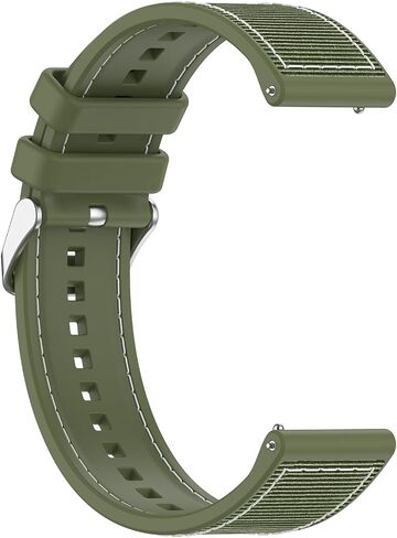 Nylon Silicone Watch Band Strap Compatible with Bushnell iON Elite Edge Golf Smartwatch in Saudi Arabia