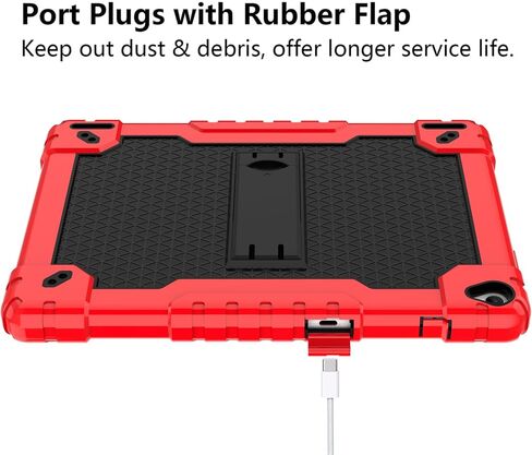 for YQSAVIOR Tab CP10 10.1" Case/Coopers Tab CP10 10.1 inch Case with Screen Protectror Built in Shoulder Strap & Kickstand for YQSAVIOR/Coopers Tab CP10 10.1" Tablet (Red/Black/1PC) in Saudi Arabia