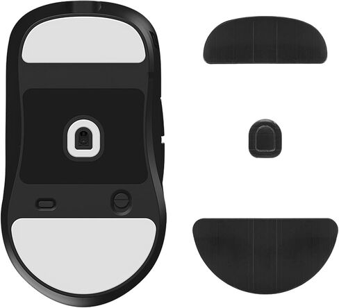 kwmobile Mouse Feet Replacement Compatible with Endgame Gear XM2we Computer Mouse Skates Sticker - Black in Saudi Arabia