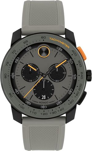Movado Bold TR90 Men's Sport Watch - Swiss Quartz Chronograph Movement, Leather Strap - 3 ATM Water Resistance - Luxury Fashion Timepiece for Him - 43.50mm in Kuwait