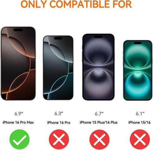 4 Pack Anti Blue Light Screen Protector for iPhone 16,iPhone15 [6.1inch] with Installation Frame,9H+ Anti Blue Light Tempered Glass, Anti-Scratch, Case Friendly in Kuwait