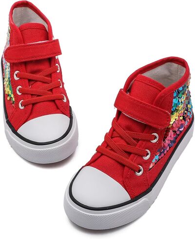 Komfyea Children High Upper Canvas Shoes Casual Sneakers(Toddler/Little Kids) in Kuwait