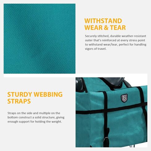 Harrison Howard Sturdy Secure Versatile Over-The-Horn Contoured No-Bounce Design Saddle Pack Pannier Bags Carrier Western Saddle Bag Brown in Saudi Arabia