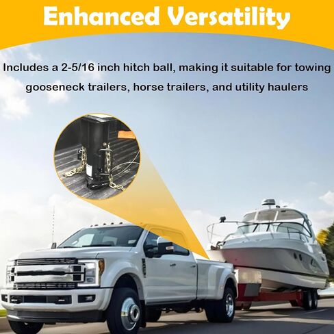 60692 Gooseneck Hitch Kit Compatible with Ford F-250 F-350 F-450 Compatible with Chevrolet Silverado 2500 HD 3500 HD in Saudi Arabia