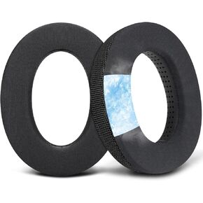 SOULWIT Ear Pads for Sennheiser HD599/HD598/SE/CS/SR/HD595/HD569/HD560S/Game Zero/G4ME Zero, Earpads Cushions for PC37X/PC38X/PC350/PXC350/PXE350/PC360/HD380/HD380 Pro- Black