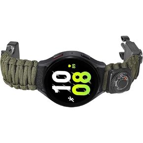 Onewly Compatible with Galaxy Watch 5 Band,Multi-Functional Outdoor Survival Paracord 20mm Watch Strap for Samsung Galaxy Watch 5,Samsung Galaxy Watch 5 Pro Band