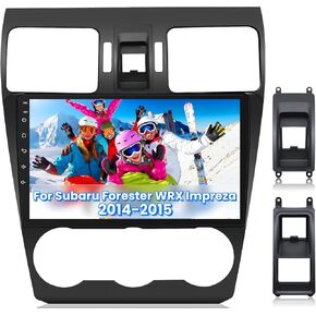 Car Radio for Subaru Forester WRX Impreza 2014-2015: 9 inch 1280x800 IPS Touchscreen Stereo, 2G+64G Upgrade Head Unit with Wireless Carplay/Android Auto, 5GWiFi BT GPS SWC FM RDS DSP Backup Camera