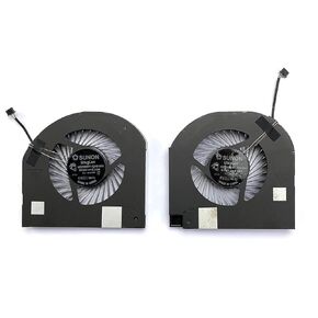Replacement Laptop CPU+GPU Cooling Fan Compatible with DELL Precision 17 7730 M7730 DELL Precision 7740 M7740 Series MG75090V1-C140-S9A MG75090V1-C150-S9A 5V 0.4A