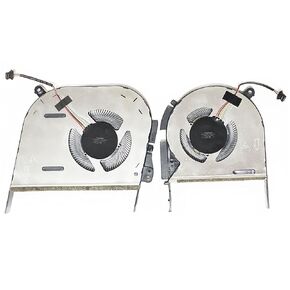 Fleshy Leaf CPU+GPU Cooling Fan Replacement for Asus Pro 16X OLED N7600 M7600Q M3500 K3500PC DQ5D568E000 DQ5D518E000 EG50050S1-1C190-S9A EG50050S1-1C200-S9A 13NB0UV0T04011 13NB0UV0T05011 DC5V