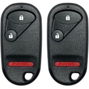 Key Fob Replacement Fits for 2001-2005 Honda Civic EX LX DX (Not Si Trim )/ 2003-2007 Honda Pilot Keyless Entry Remote NHVWB1U523 (Pack of 2)