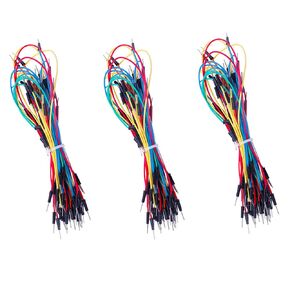 195pcs Multicolored Breadboard Jumper Wires Solderless Flexible 10cm 15cm 20cm 25cm Wire Length Optional Compatible with Arduino (Male to Male)