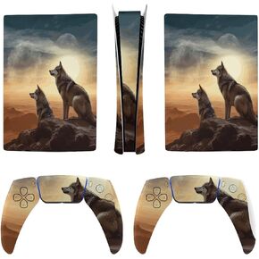 Wolf Desert for Model 5 Skin Accessories Cover Skins Anime Vinyl Cover Sticker Full Set for Model5 Digital Version…