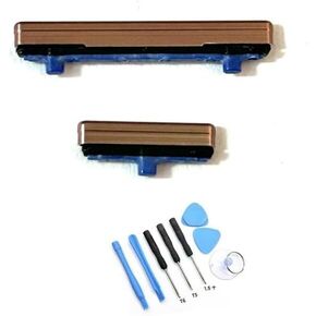 Power On Off Volume Key Side Button Replacement Part for Samsung Galaxy Note20 /Note 20 Ultra SM-N981 SM-N986, with Tool kit (Brozen)