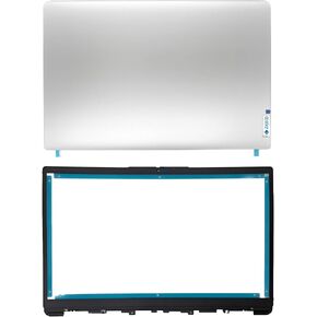 Replacement LCD Cover Back with Bezel for Lenovo Ideapad 1-15ADA7 1 15AMN7 82VG 82R1 Series Laptop Rear Case Top Lid 5CB1M48453 5CB1F36621 5B30S19034 AP3L60001000