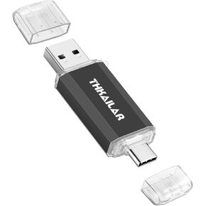 THKAILAR 128GB USB C Flash Drive Up to 120MB/s and USB C Thumb Drive 3.0 4 Pack 32GB