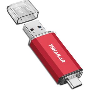 THKAILAR 32GB USB C Flash Drive Up to 100MB/s and USB C Thumb Drive 3.0 4 Pack 32GB