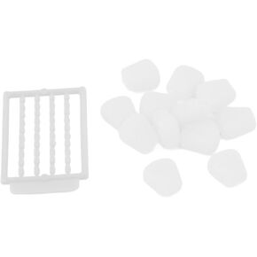 12pcs Fake Corn Fishing Lures Professional TPR Simulation Slow Sinking Artificial Corn Carp Baits Fake Corn Soft Baits for Carp Fishing (White)