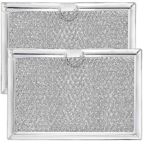 Fuoequl WB06X10608 Microwave Oven Aluminum Mesh Grease Filters Frigid-aire Microwave Oven 5304464105 5304478913 Microwave Grease Filter Screen
