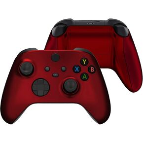 eXtremeRate Scarlet Red Full Set Shell w/Battery Cover for Xbox Series X/S Controller - Controller NOT Included